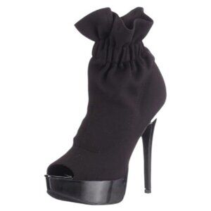 Chinese Laundry Women's Mollie Mule BOOTIES Pumps Stilettos Black 7.5 M NIB